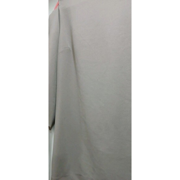 Minimalist Tie Sleeve Blouse Women’s L Du Jour Brown Top Preppy Soft Layers - Picture 8 of 9